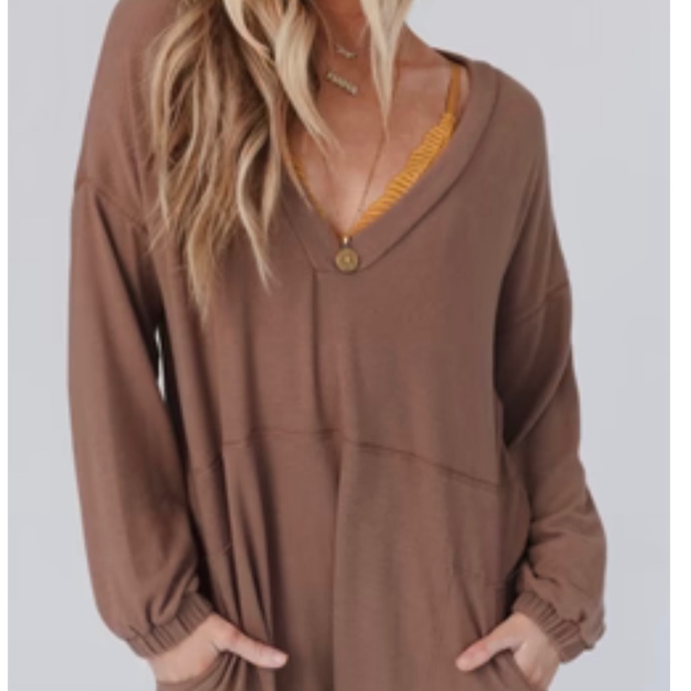 Three bird nest size large harem jumpsuit.